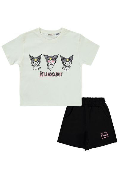 kuromi 4-9 Bat Girl Suit Ecru