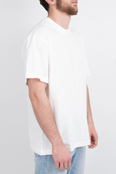 Vauva Μπλουζάκι με φαρδιά μονόχρωμη λαιμόκοψη Unisex Basic μονόχρωμο κοντομάνικο μπλουζάκι