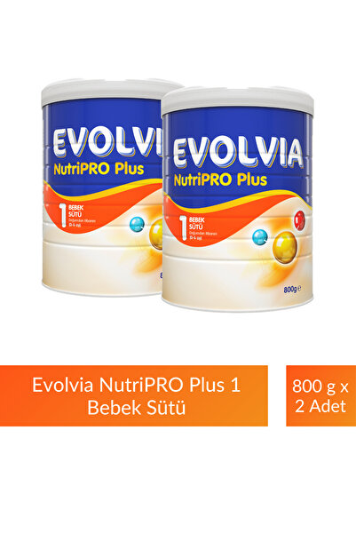 Evolvia Nutripro Plus 1 Bebek Sütü 800 gr X 2 Adet