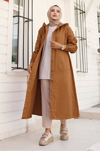 Tesettür Dünyası Τζιν Καπάκι με λαβές TSD 240822   Ταν