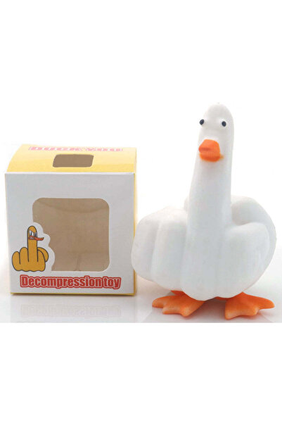 OEM Jucărie antistres, rățușcă amuzantă cu degetul mijlociu, model de rățușcă...