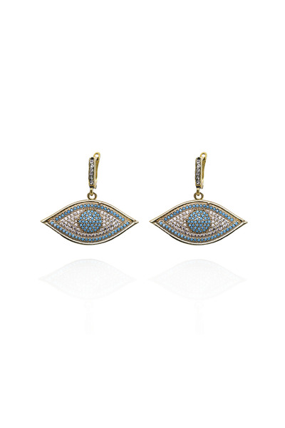 Bayemeyc Holo Zirkon Göz Küpe