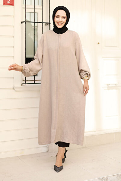 Tesettür Dünyası Stone Colored Zippered Hijab Cap - Tsd 240817