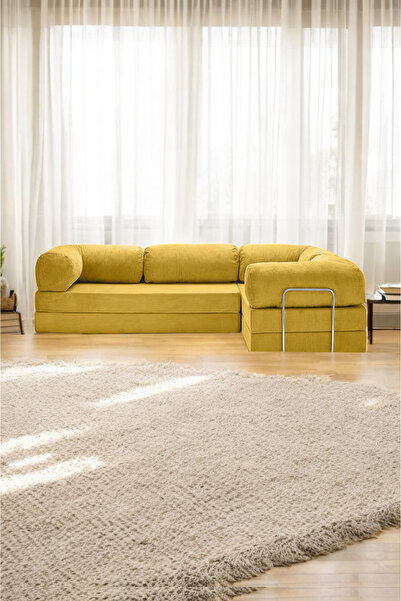 MiniWood Legom Modüler Koltuk Takımı L Koltuk Takımı Sünger Yataklı Kanepe