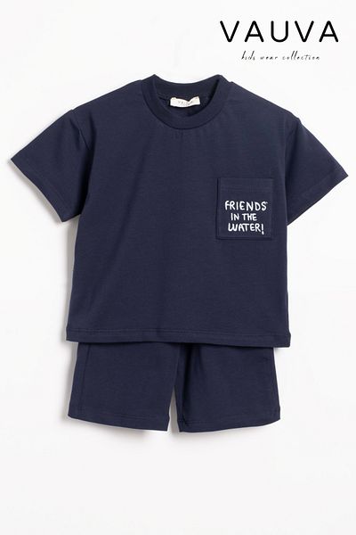 Vauva Unisex Summer Suit - Pocket Suit T-Shirt and Shorts
