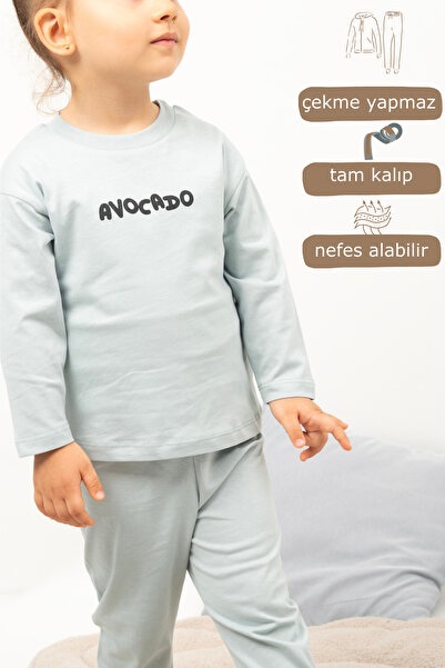 Vauva Set de pijamale pentru fete și băieți Set de pijamale cu mânecă lungă 100% bumbac