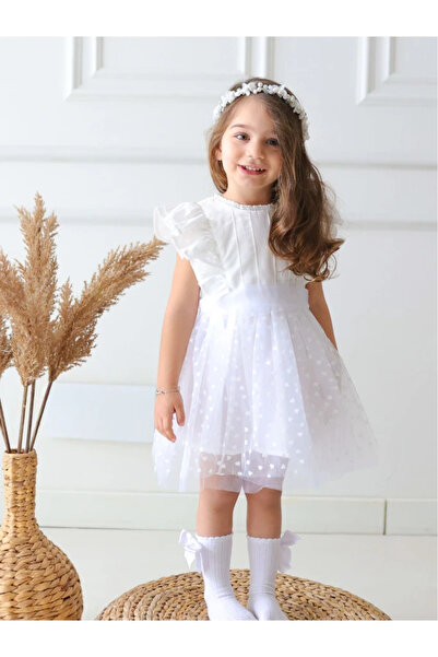 aysskids Καρδιά Tutu Girl Εορταστικό Φόρεμα