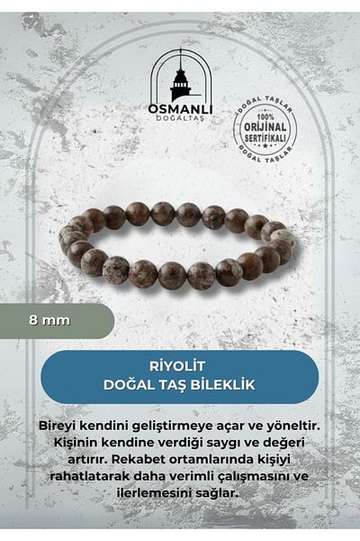 OSMANLI DOĞAL TAŞ سوار ريوليت 8 ملم من الحجر الطبيعي