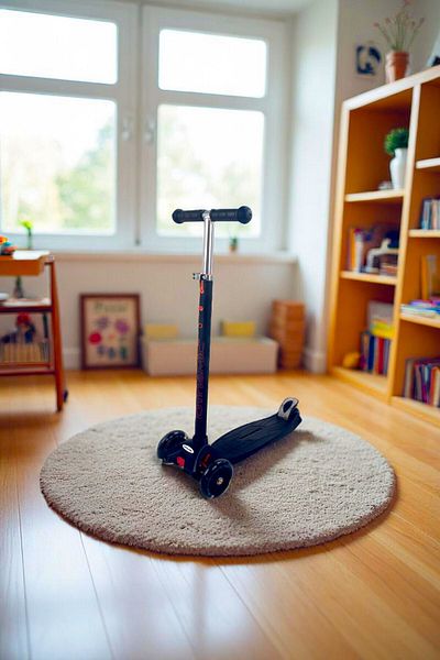 Dynamic New Generation Ht208 Black Light 3 Wheel Scooter