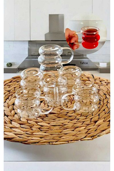 tafce Strip Coffee Side Cup with Handle 6 Pieces Mini Strip Cup with Handle Pinterest Coffee Side Presentation Cup