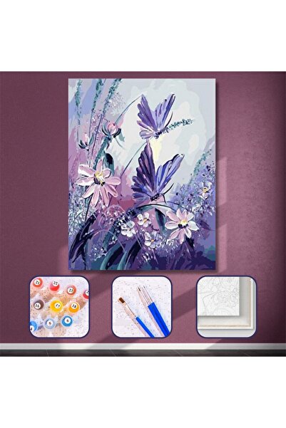 kendinyaphobi Sayılarla Boyama Seti Çerçeveli Kasnaklı Kelebeklerin Dansı Dz ...