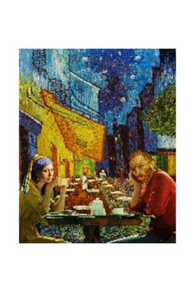 Genel Markalar Sayılarla Boyama Seti Kasnaklı Van Gogh'la Kahve 40 X 50 Cm