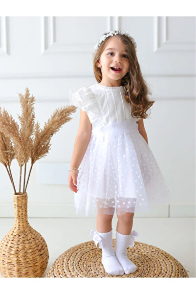 aysskids Καρδιά Tutu Girl Εορταστικό Φόρεμα