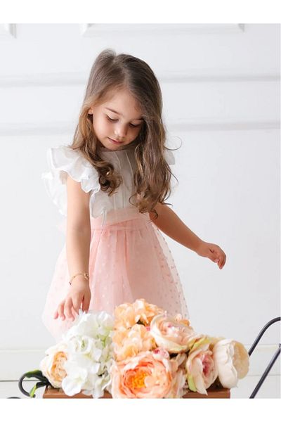 aysskids Rochie Eid pentru fete Tutu Heart