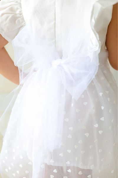 aysskids Rochie Eid pentru fete Tutu Heart