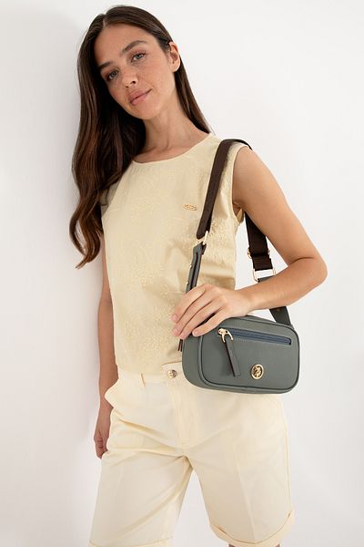U.S. Polo Assn. Women's Dark Mint Crossbody Bag 50293652-Vr152