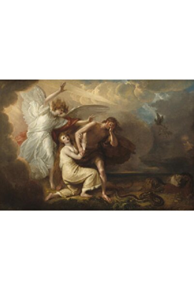 Genel Markalar Sayılarla Boyama Seti Çerçeveli Kasnaklı Adem Ve Havva 50 X 65 Cm