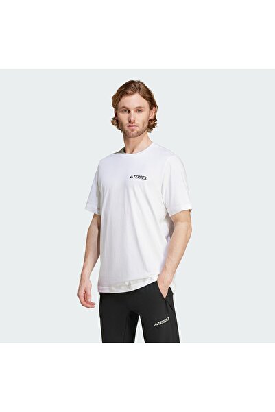 adidas Ανδρικό Κοντομάνικο Μπλουζάκι Terrex με Σχέδιο Βουνού XL