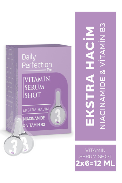 DAILY PERFECTION PRO حقن سيروم فيتامين - رقم: 3 حجم إضافي 2x6 مل