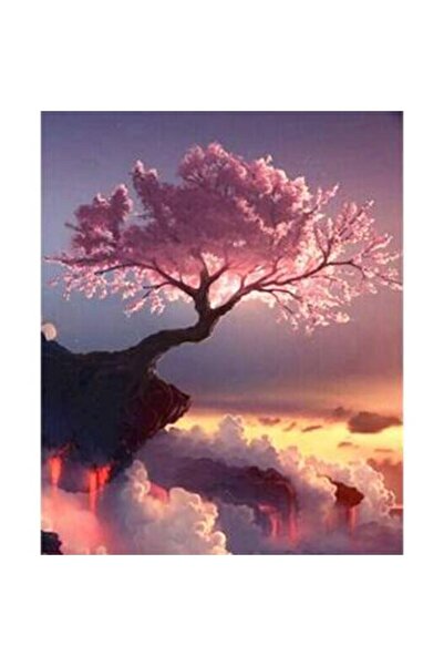 Genel Markalar Sayılarla Boyama Seti Çerçeveli Kasnaklı Feng Shuı  50 x 65 cm