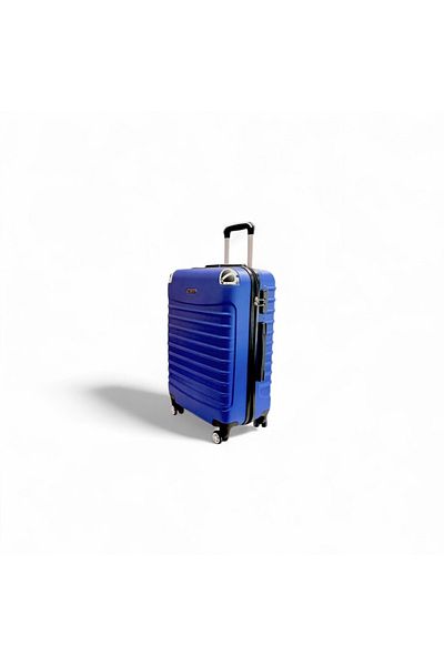 Rorik Troler din policarbonat, 35 L, S 55x35x20 cm, bagaj de mână și cabină, roți duble 360°, albastru