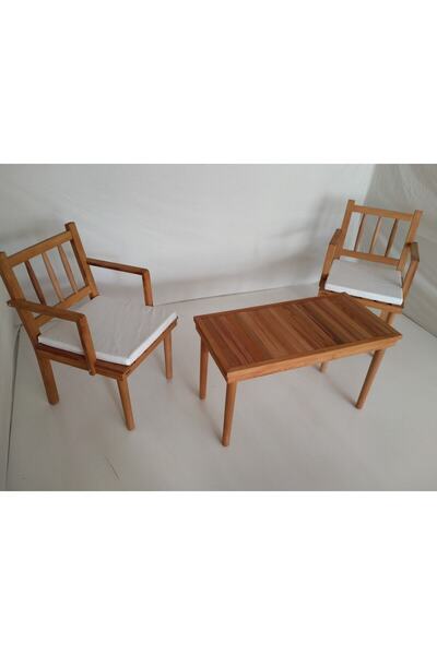 MMS AHŞAP Saray Bahçe Ve Balkon Takımı Berjerli Takim