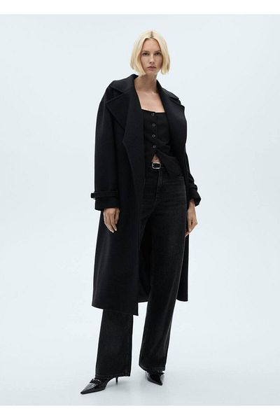 MANGO Woman Vestă cu bretele largi și nasturi