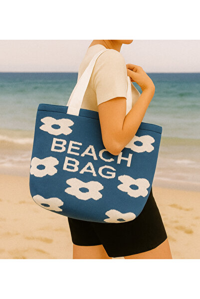 Sebir Moda Пляжна сумка з квітковим візерунком