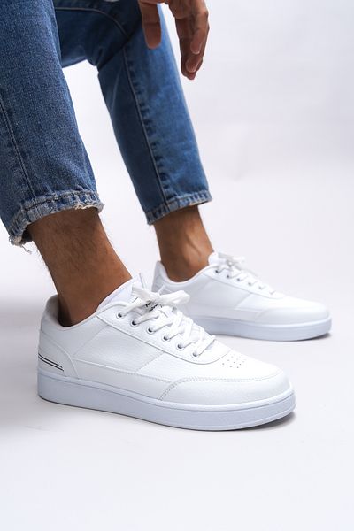 Riccon Unisex Ghiogluh Sneaker - 00124541   Λευκό Μαύρο