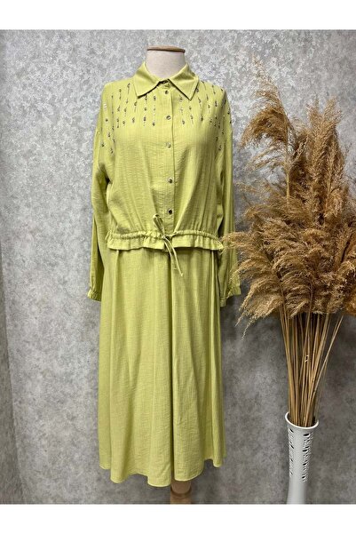 İkoll 25Y33517 TAKIM GÖMLEK ETEK TK.TAŞ DETAYLI ASİT