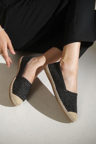 Capone Outfitters Espadrile Capone Black pentru femei