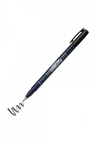 Tombow Fudenosuke Brush Pen Brush Tip Pen Hard Tip - Black