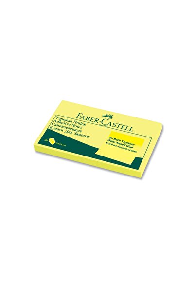 Faber Castell 125x75mm Yapışkan Not Kağıdı Sarı / 5089565501