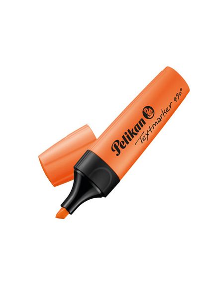 Pelikan 490 Fosforlu Kalem 10'lu Kutu - Turuncu