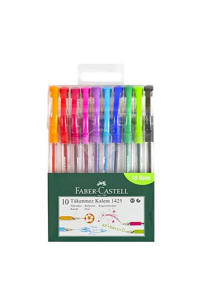 Faber Castell 1425 Ballpoint Pen 10 Color Set