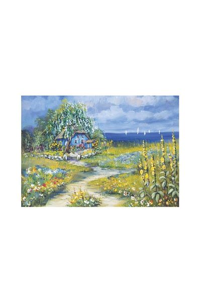 KESKİN COLOR بازل 500 قطعة لون حاد 34x48 سم - كونتري هاوس