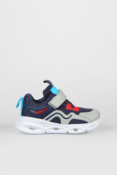 Vicco Navy Blue Rony Lighted Boys' Sports Shoes