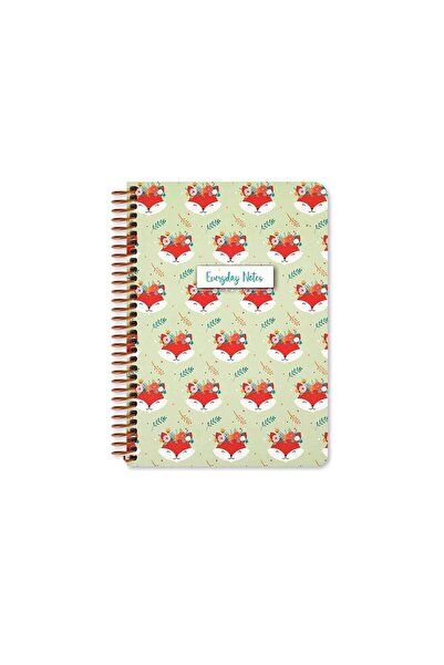 KESKİN COLOR Keskin Color 14x20cm Spiralli Çizgili Everyday Notes Pretty Pets...