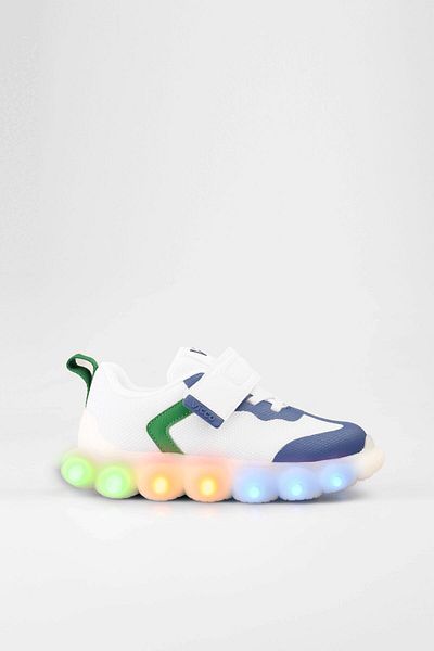 Vicco Bread Lighted Baby Boy White Sports Shoes