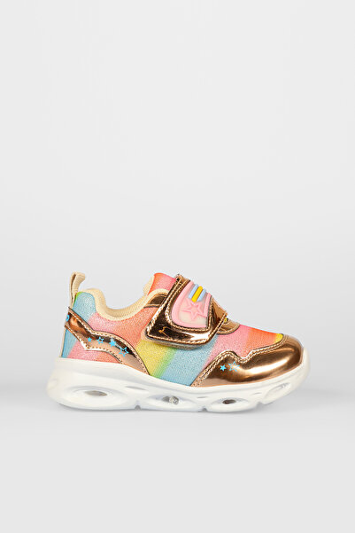 Vicco Kita Işıklı Kız Okul Öncesi Altın Spor Ayakkabı