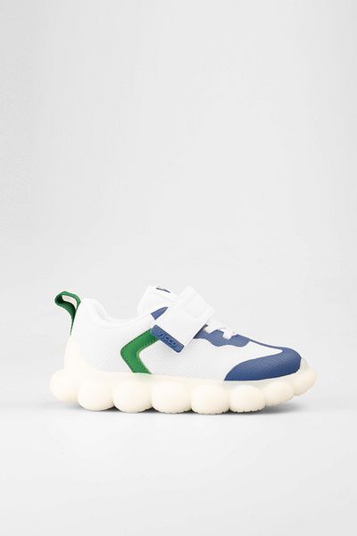Vicco Bread Lighted Men's Preschool White Sports Shoes