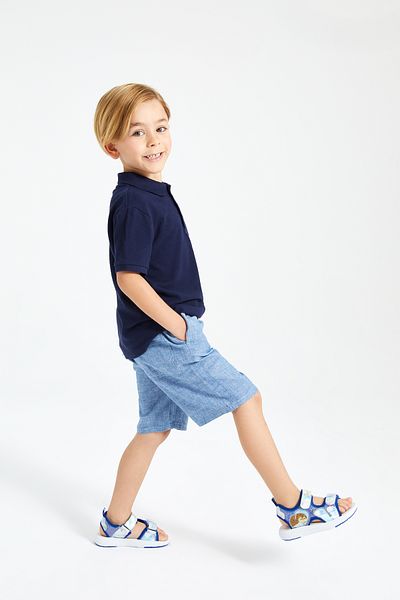 Vicco Nana Men's School Sandals - Light and Navy Blue