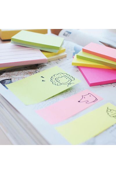 Gıpta Stickn Pastel 3 Colors 50Yp Adhesive Note Papers - 76X25 21128