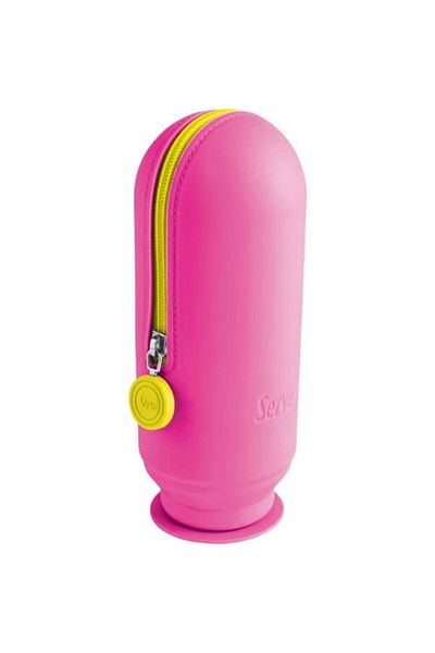 Serve Τσάντα μολυβιού Neon Pink Hoop