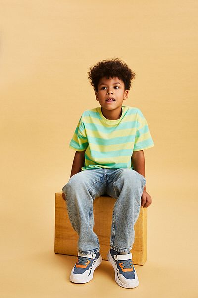 Vicco Rony Lighted Men's Preschool Denim Sneakers