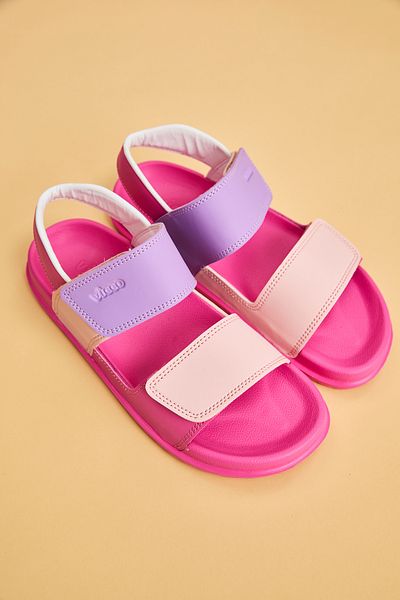 Vicco Krixi Lightweight Girls Preschool Fuchsia Sandals