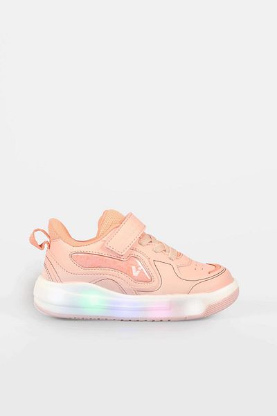 Vicco Disnew Lighted Baby Girl Powder Sneaker