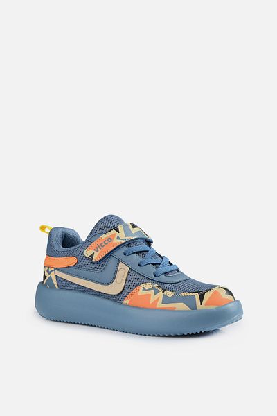 Vicco Napoli Patterned Boy's Denim Sneaker