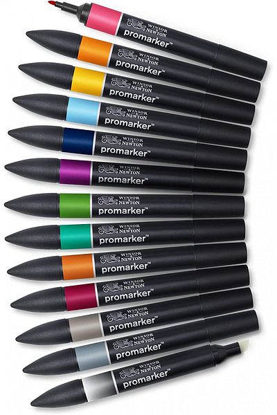 Winsor Newton Promarker 12'li Tattoo Tones