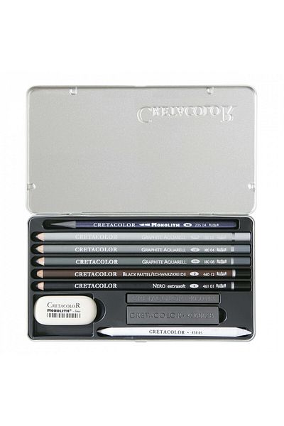Abig Cretacolor Artino Graphite 10-Piece Drawing Set 400 21